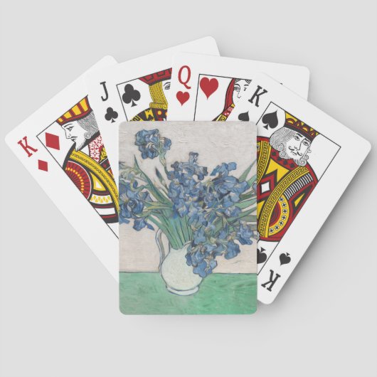 Van Gogh Iris Vasenmalerei Impressionismus Spielkarten (Rückseite)