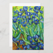 Van Gogh Irises Ankündigung (Vorne/Hinten)