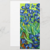 Van Gogh Irises Ankündigung (Vorne/Hinten)