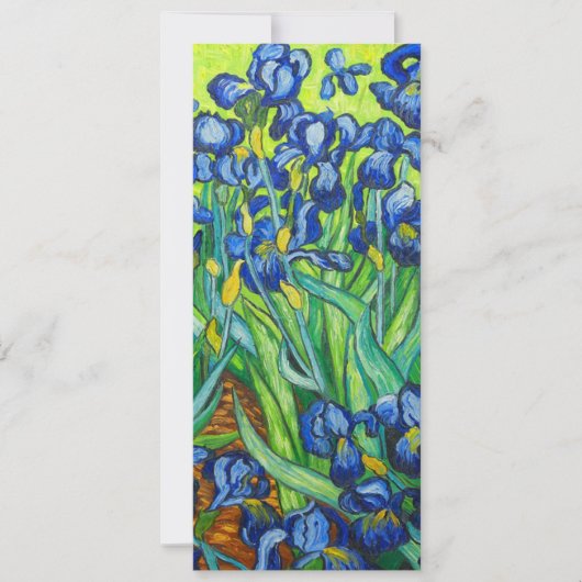 Van Gogh Irises Ankündigung (Vorderseite)