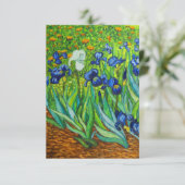 Van Gogh Irises Ankündigung (Stehend Vorderseite)