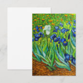Van Gogh Irises Ankündigung (Vorne/Hinten)