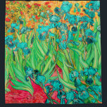 Van Gogh Irises/Aquamarin/St. Remy Duschvorhang<br><div class="desc">Van Gogh aquamarine Reisen in St. Remy</div>