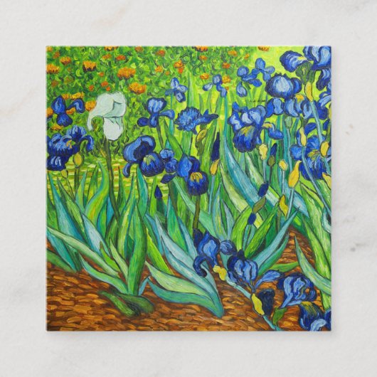 Van Gogh Irises Begleitkarte (Vorderseite)