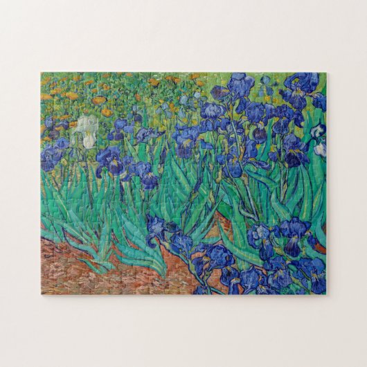 Van Gogh Irises Bloral Painting Puzzle (Horizontal)