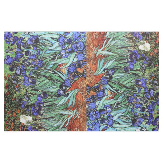 Van Gogh Irises Blumen-Blumengewebe Stoff (Yard (91,4 cm))