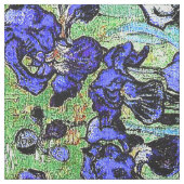 Van Gogh Irises Blumen-Blumengewebe Stoff (Muster)