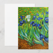 Van Gogh Irises Card (Vorne/Hinten)
