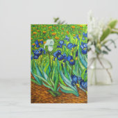 Van Gogh Irises Card (Stehend Vorderseite)