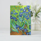 Van Gogh Irises Card (Stehend Vorderseite)