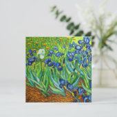 Van Gogh Irises Card (Stehend Vorderseite)