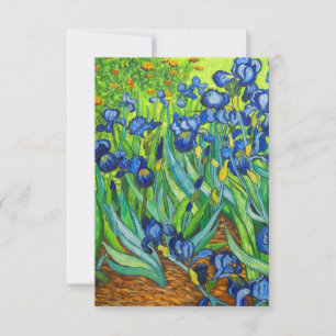 Van Gogh Irises Einladung