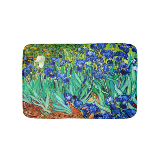 Van Gogh Irises (F608) Vintage Kunstkunst Badematte