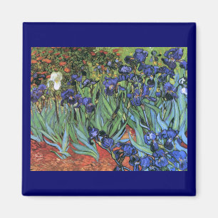 Van Gogh Irises (F608) Vintage Kunstkunst Magnet
