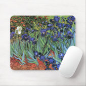 Van Gogh Irises (F608) Vintage Kunstkunst Mousepad (Mit Mouse)