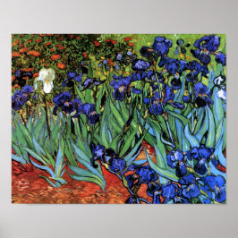Van Gogh Irises (F608) Vintage Kunstkunst Poster