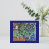 Van Gogh Irises (F608) Vintage Kunstkunst Postkarte (Stehend Vorderseite)