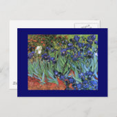 Van Gogh Irises (F608) Vintage Kunstkunst Postkarte (Vorne/Hinten)