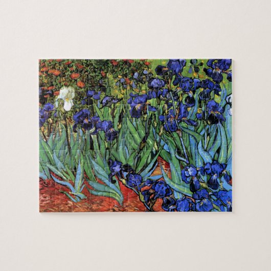Van Gogh Irises (F608) Vintage Kunstkunst Puzzle (Horizontal)
