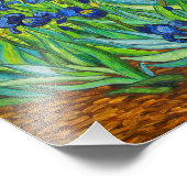 Van Gogh Irises Fotodruck (Ecke)