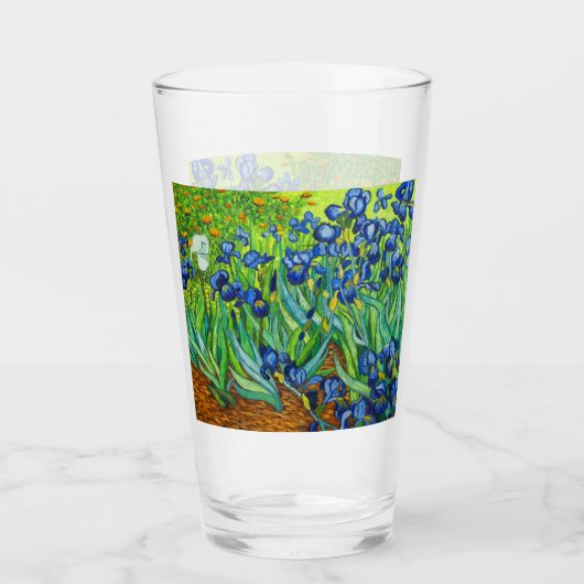 Van Gogh Irises Glas (Vorderseite)