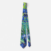 Van Gogh Irises Impressionismus-BlumenKrawatte Krawatte (Vorderseite)