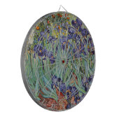 Van Gogh Irises Impressionist Painting Dartscheibe (Vorderseite Links)