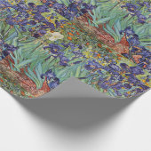 Van Gogh Irises Impressionist Painting Geschenkpapier (Ecke)