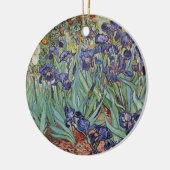 Van Gogh Irises Impressionist Painting Keramik Ornament (Links)