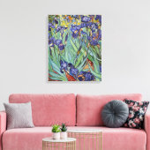 Van Gogh Irises Impressionist Painting Leinwanddruck (Insitu (Wohnzimmer))