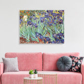 Van Gogh Irises Impressionist Painting Leinwanddruck (Insitu (Wohnzimmer))