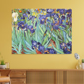 Van Gogh Irises Impressionist Painting Leinwanddruck (Insitu (Wohnzimmer))