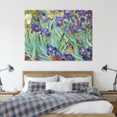 Van Gogh Irises Impressionist Painting Leinwanddruck (Insitu (Schlafzimmer))