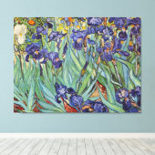 Van Gogh Irises Impressionist Painting Leinwanddruck (Insitu (Holzboden))