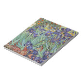 Van Gogh Irises Impressionist Painting Notizblock (Rotiert)