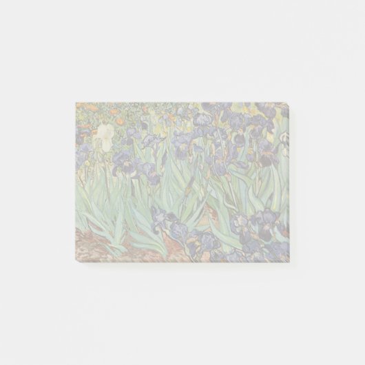 Van Gogh Irises Impressionist Painting Post-it Klebezettel (Vorderseite)