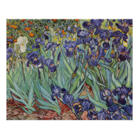 Van Gogh Irises Impressionist Painting