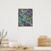 Van Gogh Irises Impressionist Painting Poster (Küche)