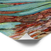 Van Gogh Irises Impressionist Painting Poster (Ecke)