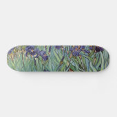 Van Gogh Irises Impressionist Painting Skateboard (Horizontal)