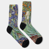 Van Gogh Irises Impressionist Painting Socken (Rechts)