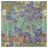 Van Gogh Irises Impressionist Painting Stoff (Nahaufnahme)