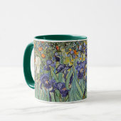 Van Gogh Irises Impressionist Painting Tasse (Vorderseite Links)
