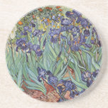 Van Gogh Irises Impressionist Painting Untersetzer<br><div class="desc">Vincent Van Gogh Irises auf Saint Remy - Ire von Vincent Van Gogh ist ein wunderbares impressionistisches Gemälde eines der Meister des Impressionismus aller Zeiten. Der Iris-Garten wirbelt mit Farben und Emotionen, während die lila Reize aus ihren blauen grünen Stielen und Blätter aufströmen. Im Hintergrund sind einige orangefarbene Blume im...</div>