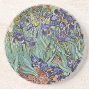 Van Gogh Irises Impressionist Painting Untersetzer
