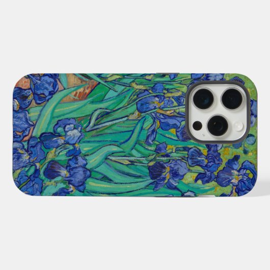Van Gogh Irises iPhone Hülle (Rückseite (Horizontal))