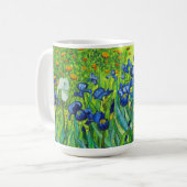 Van Gogh Irises Kaffeetasse (Vorderseite Links)