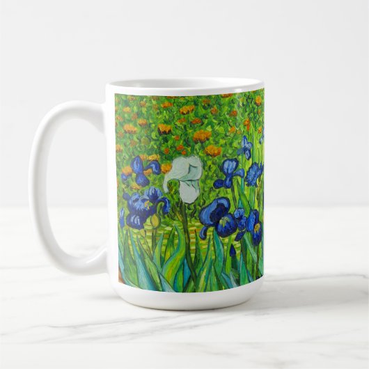 Van Gogh Irises Kaffeetasse (Links)