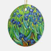 Van Gogh Irises Keramik Ornament (Links)