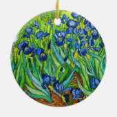 Van Gogh Irises Keramik Ornament (Hinten)